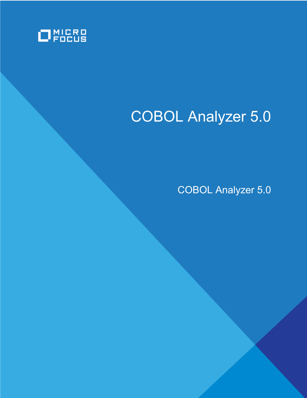 COBOL Analyzer 5.0