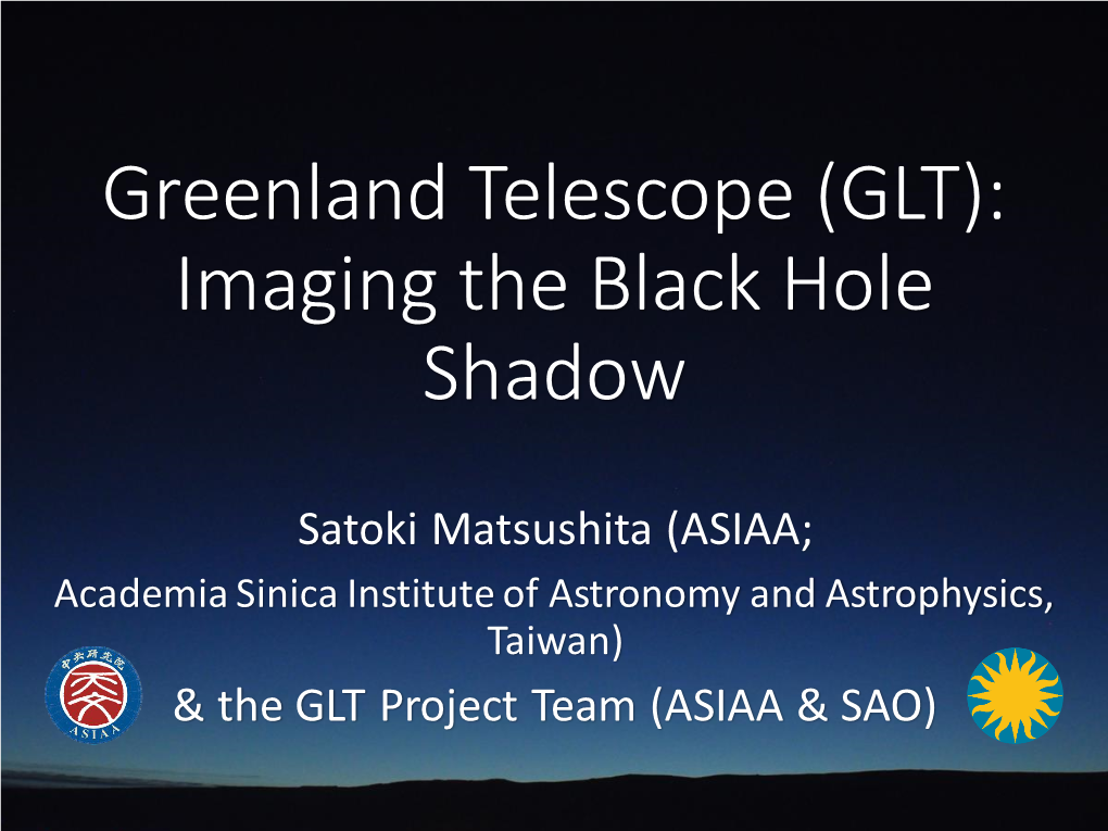 Greenland Telescope (GLT) Frontend/Backend Commissioning