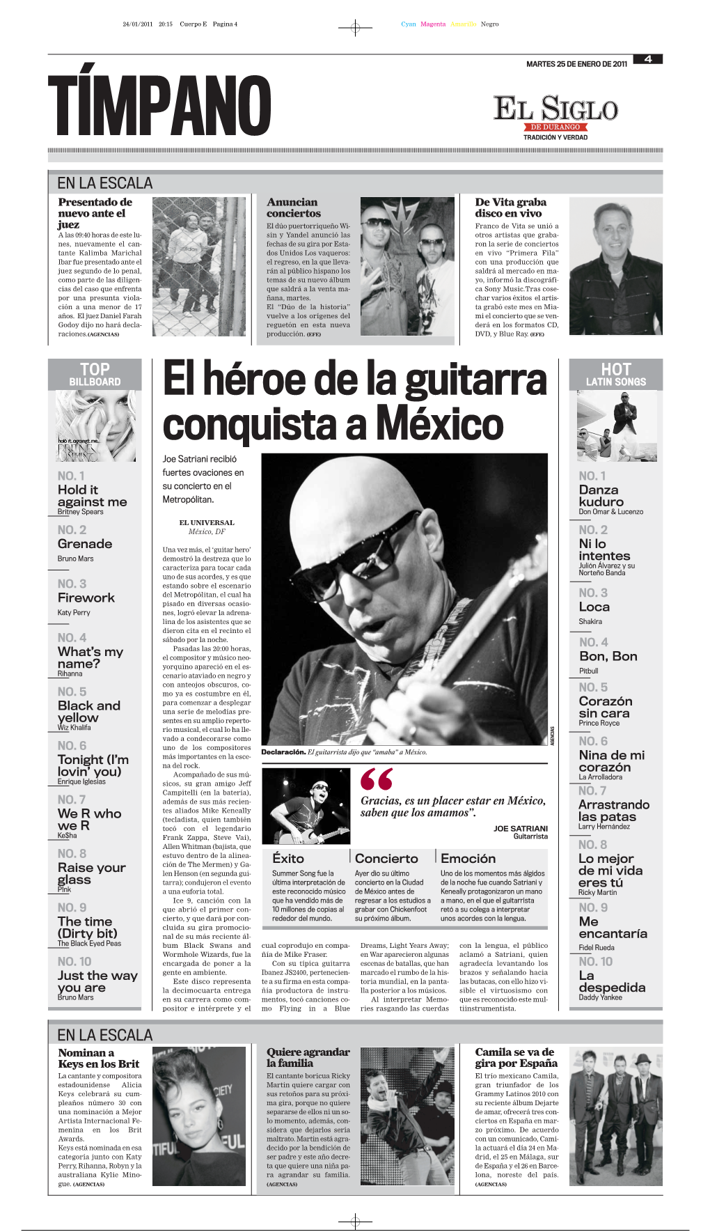 El Héroe De La Guitarra Conquista a México