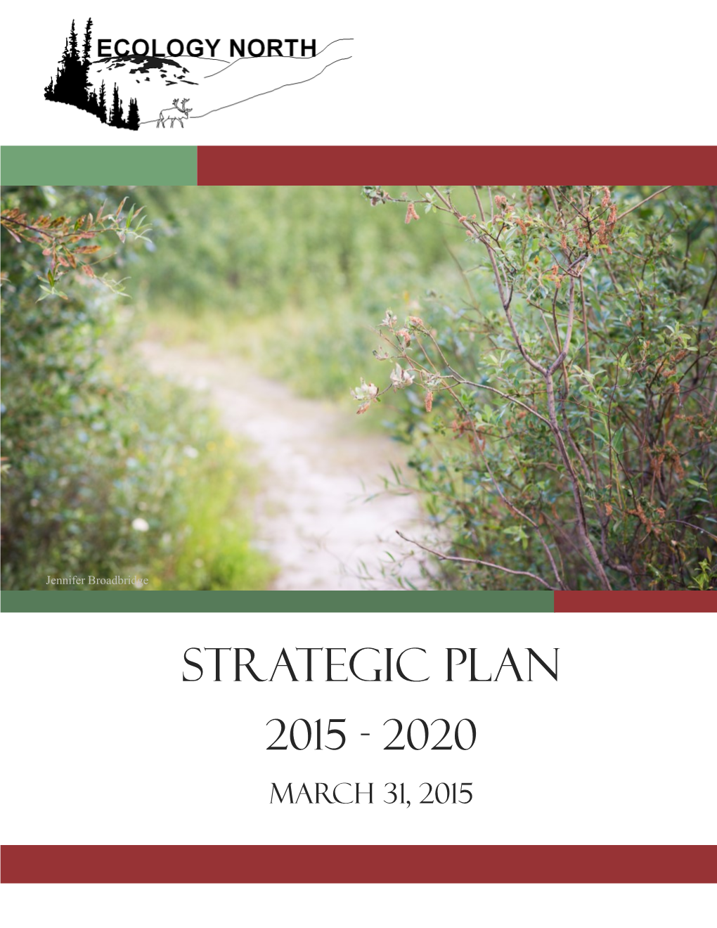 Strategic Plan 2015 - 2020 March 31, 2015