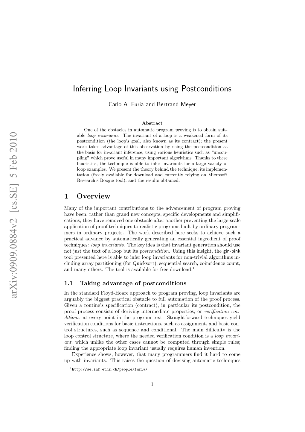 Inferring Loop Invariants Using Postconditions