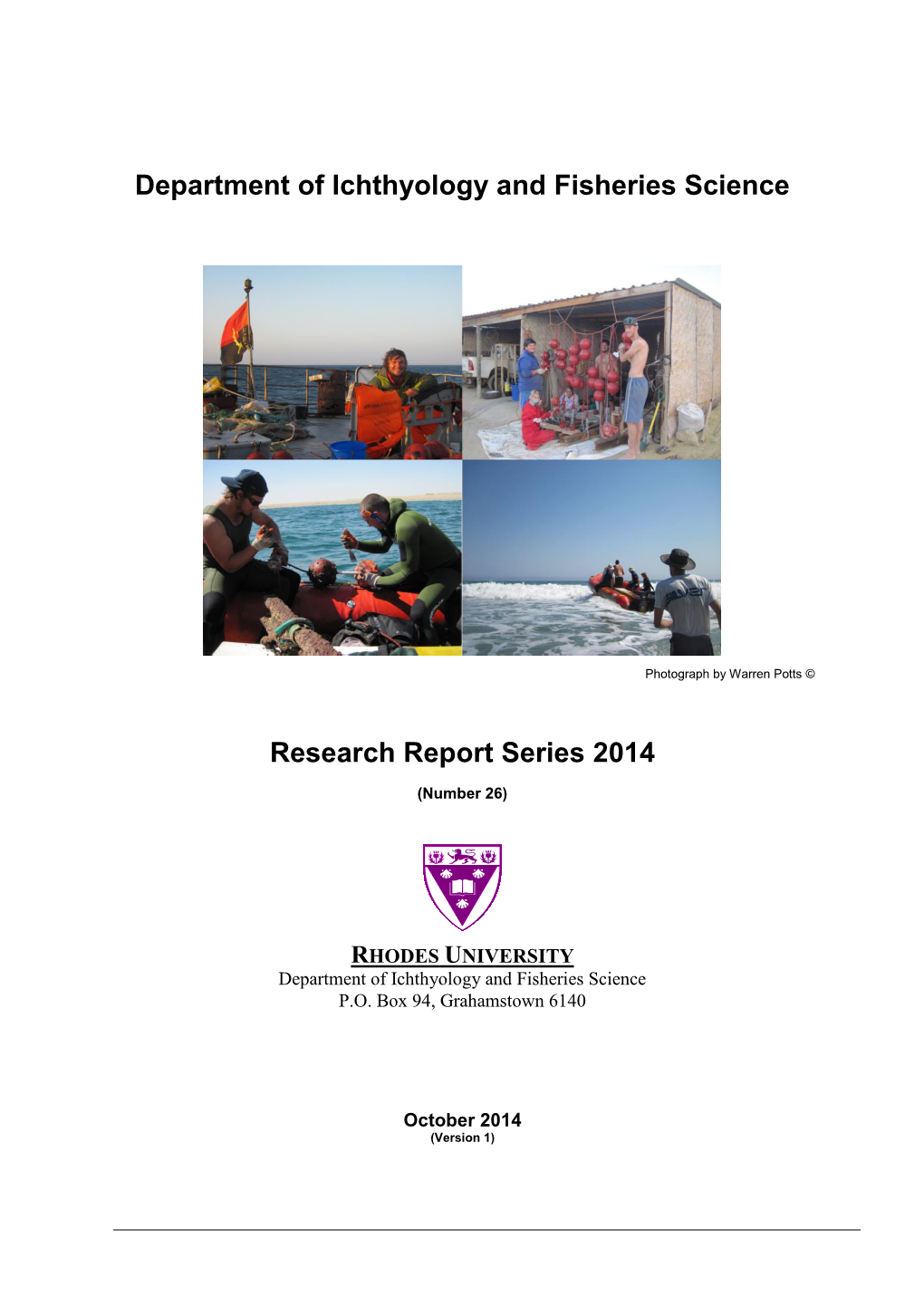 DIFS Student Research Report Series 26