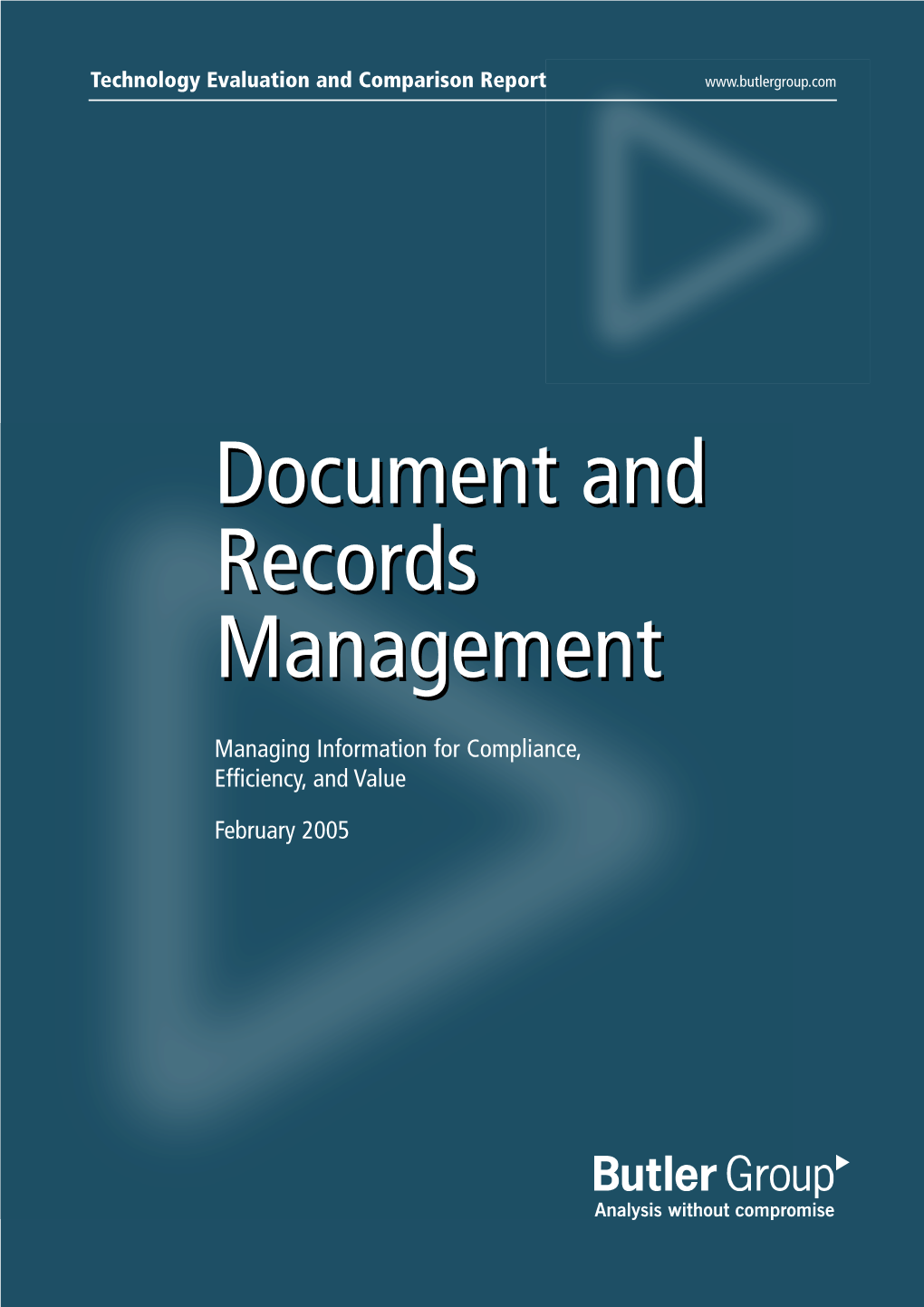 Document and Records Management