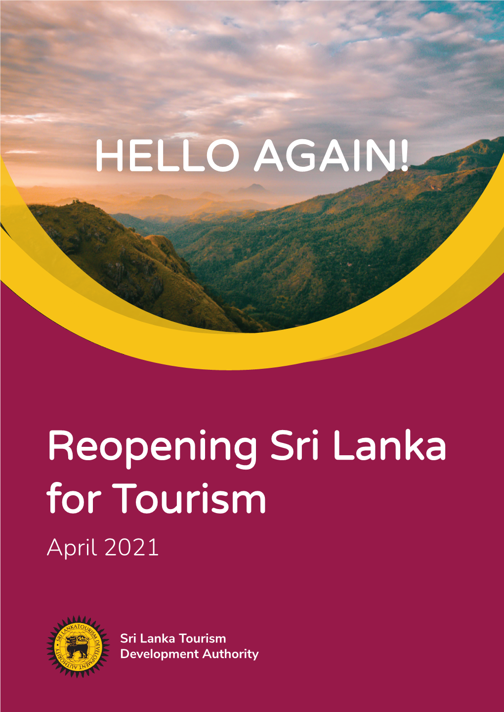 Reopening Sri Lanka for Tourism April 2021