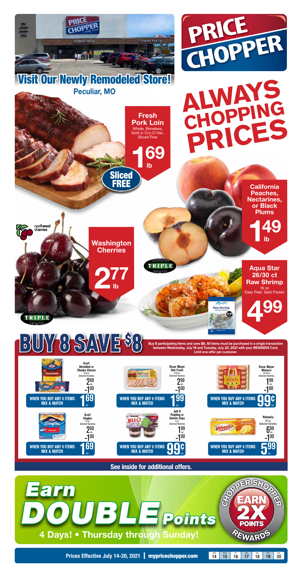 BUY 8 SAVE $8 Buy 8 Participating Items and Save $8