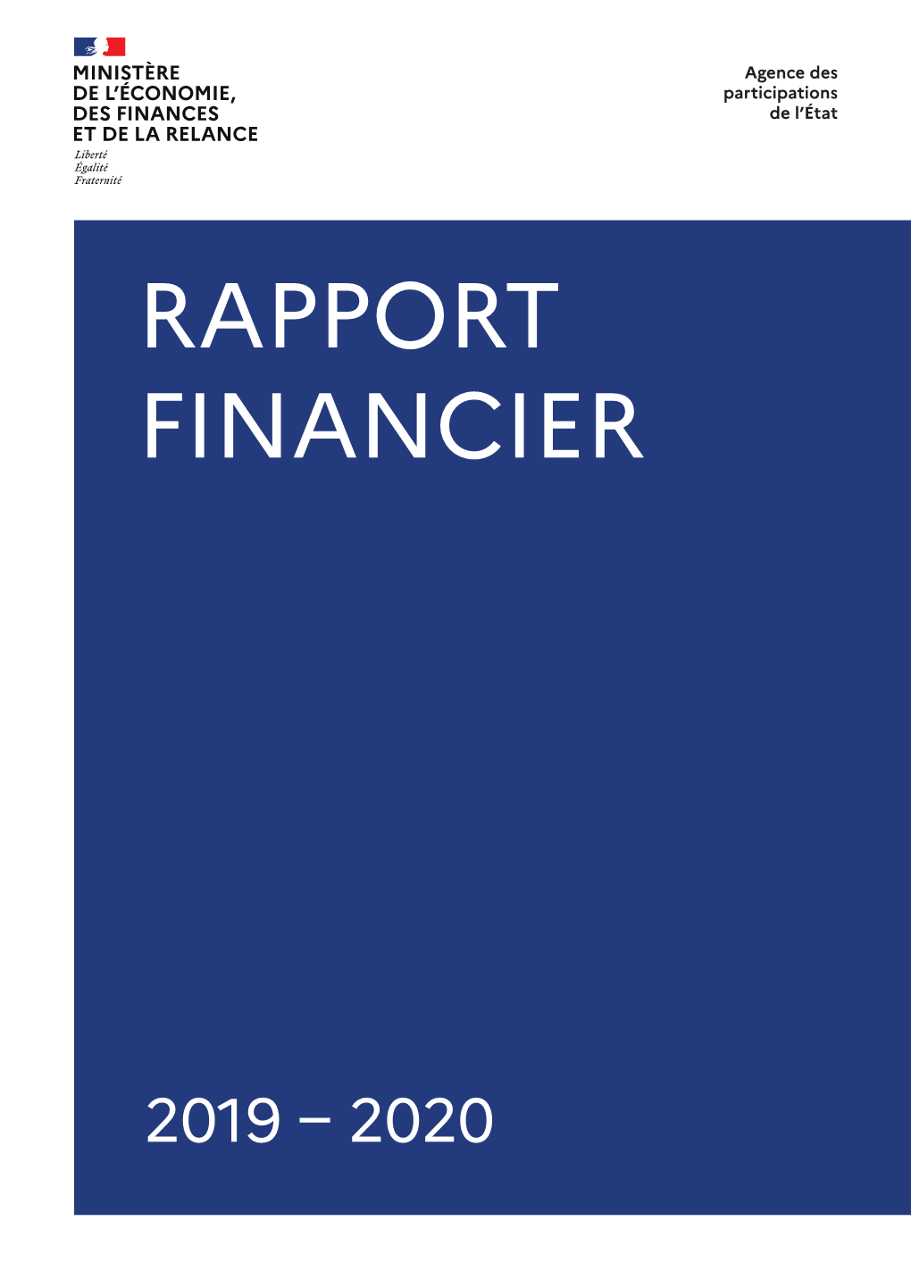 Rapport Financier 2019 – 2020 2019