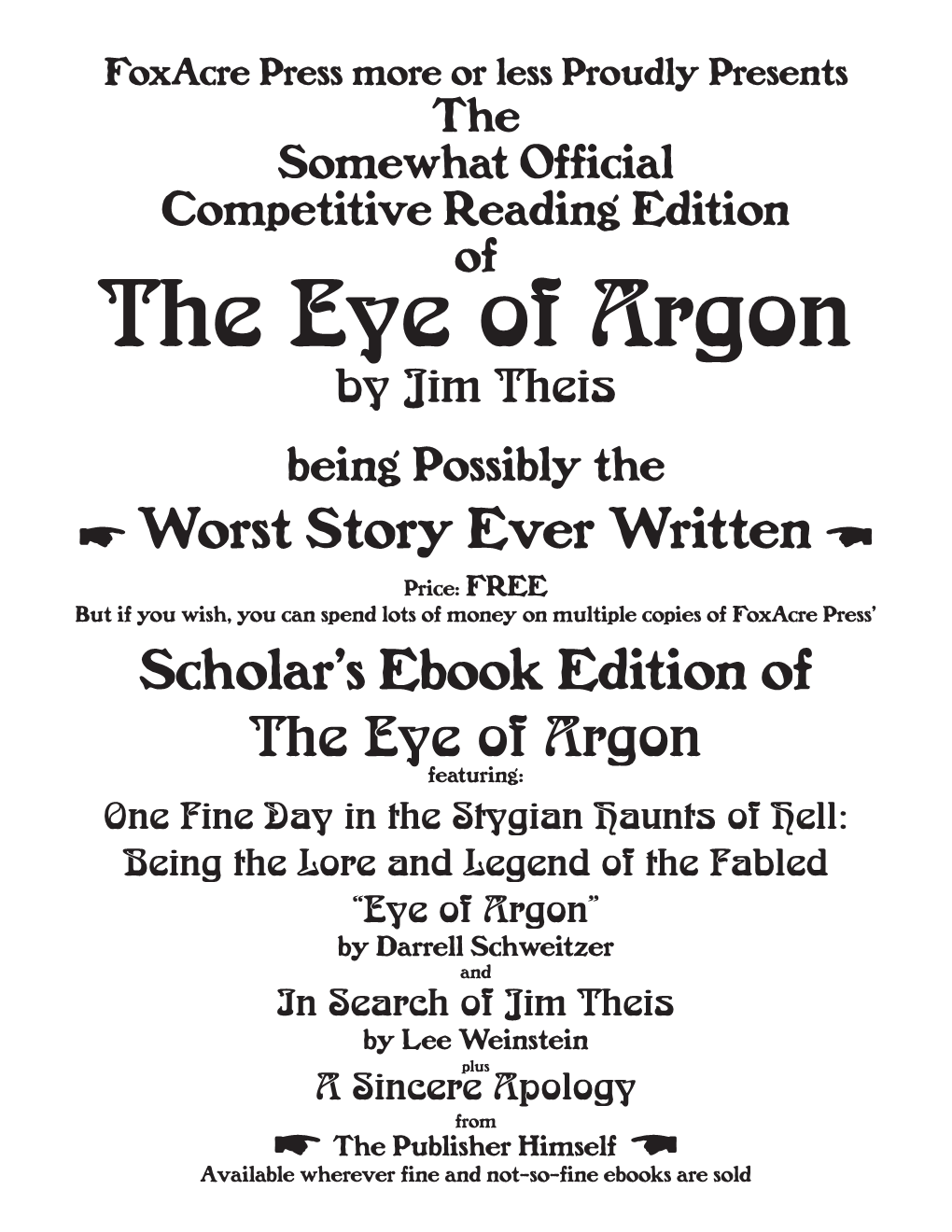 The Eye of Argon