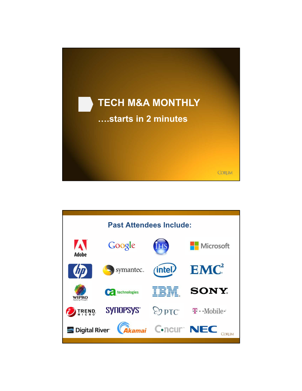 Tech M&A Monthly