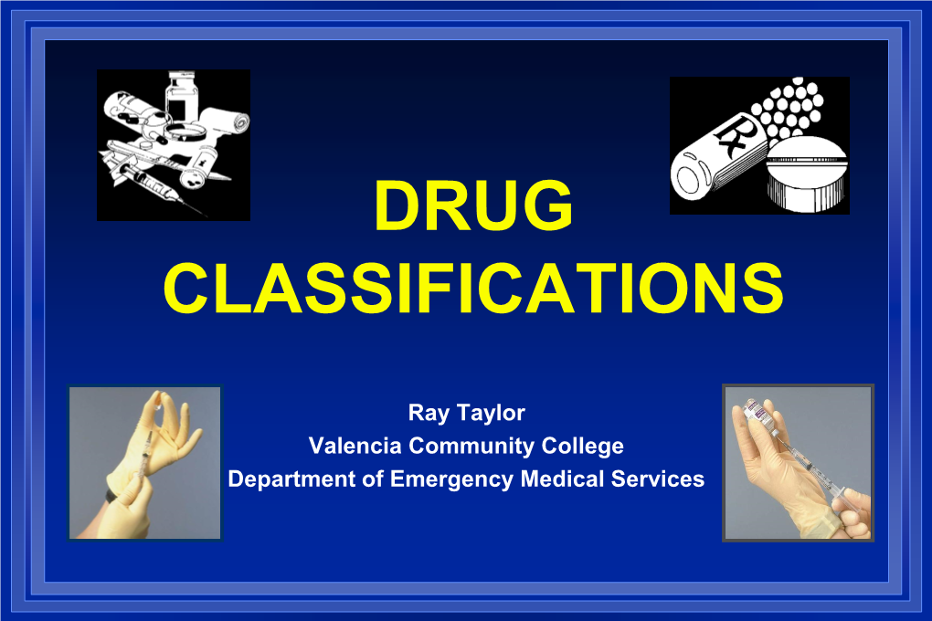 Major Divisions of Pharmacology