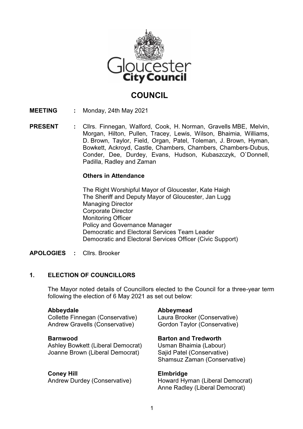 Printed Minutes 24Th-May-2021 15.00 Council.Pdf