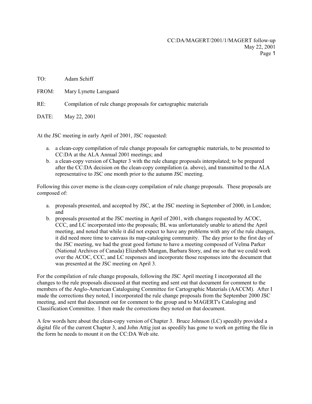 October 2000 Compilation of Rule Proposals to Go to Ala Cc:Da 12/1/2000