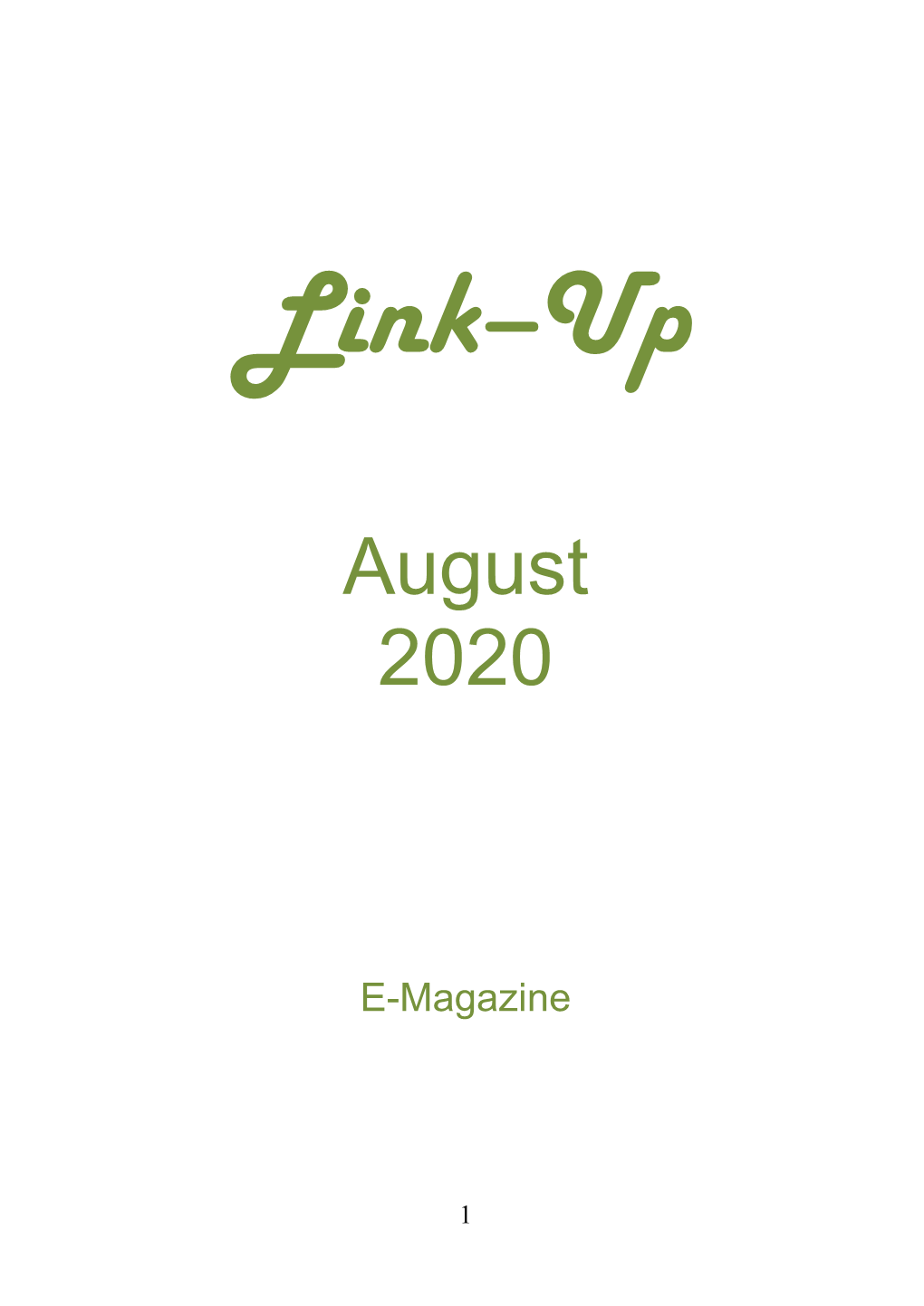 Link-Up August 2020