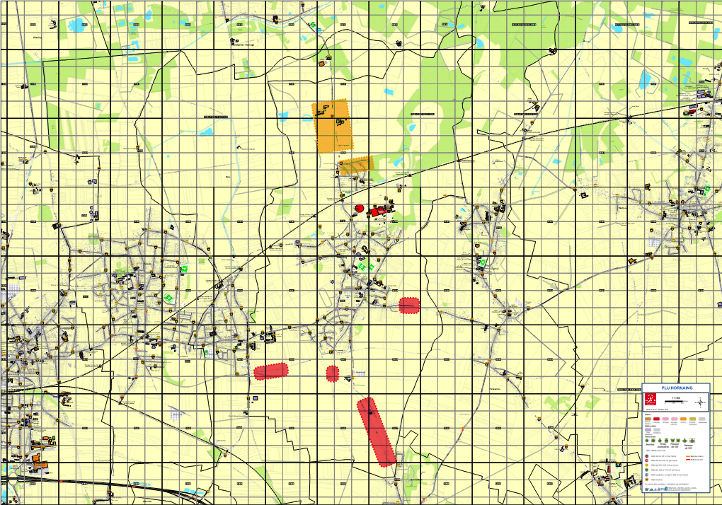 PLU HORNAING 00039 2 L 11682-11683-11841-11842 E E E Route D'héles M M CHS 2 D B Es