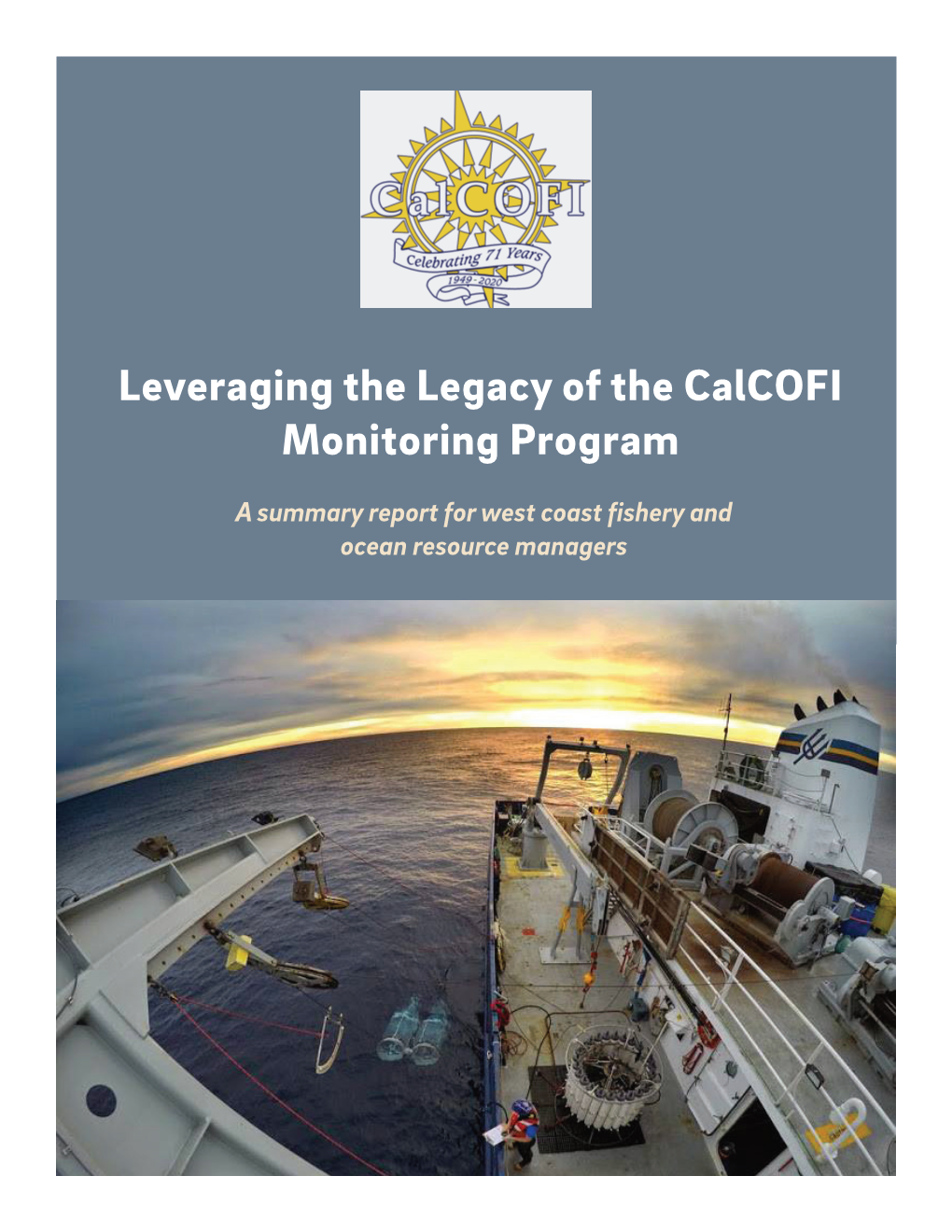 Calcofi Report