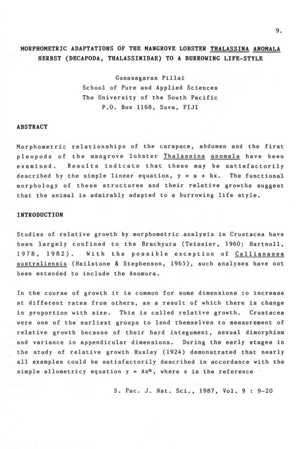 9. Morphometric Adaptations of the Mangrove