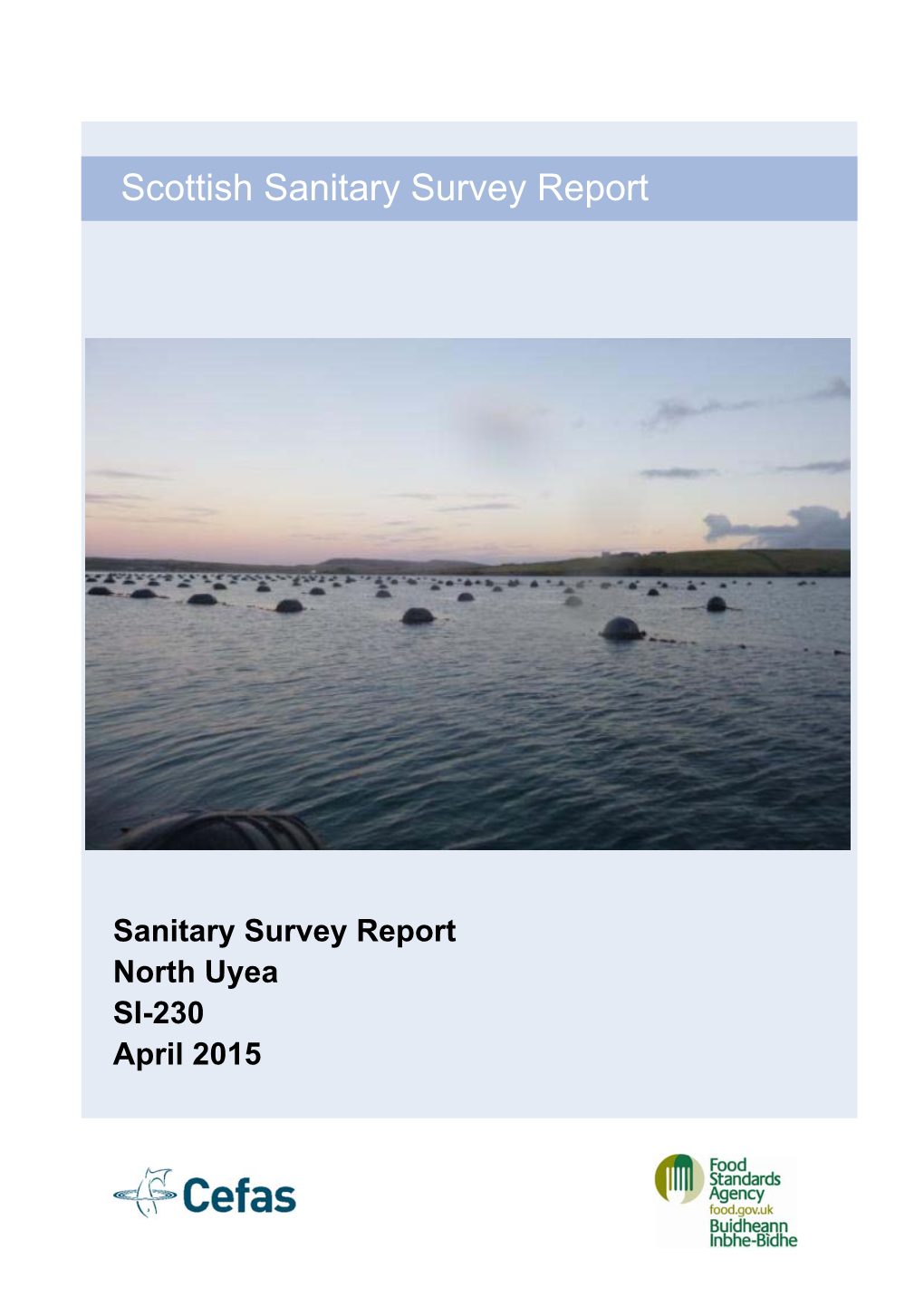 Scottish Sanitary Survey Report