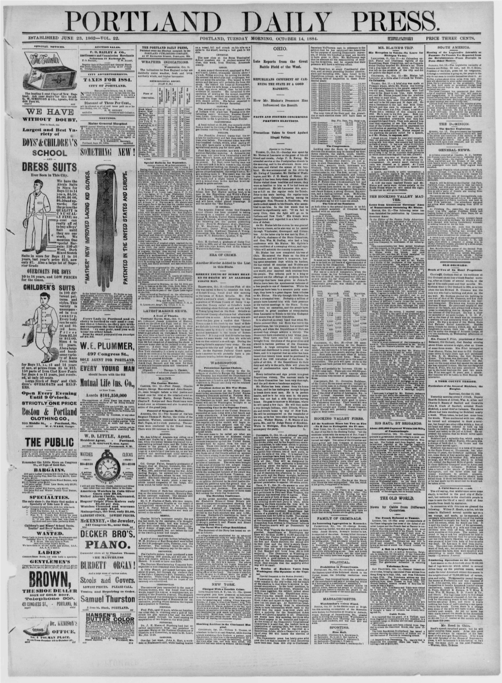 Portland Daily Press: August 01,1879