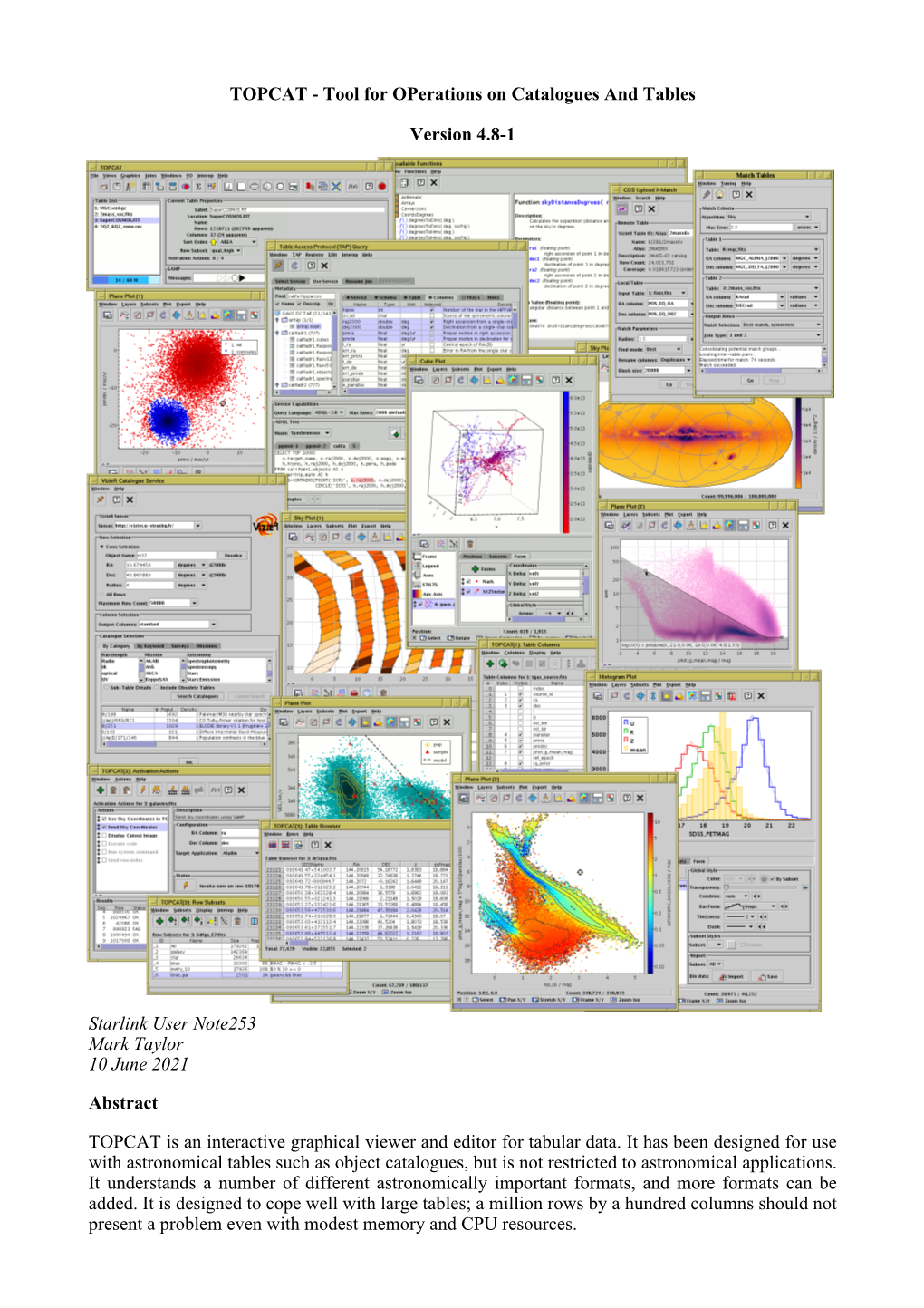 TOPCAT - Tool for Operations on Catalogues and Tables