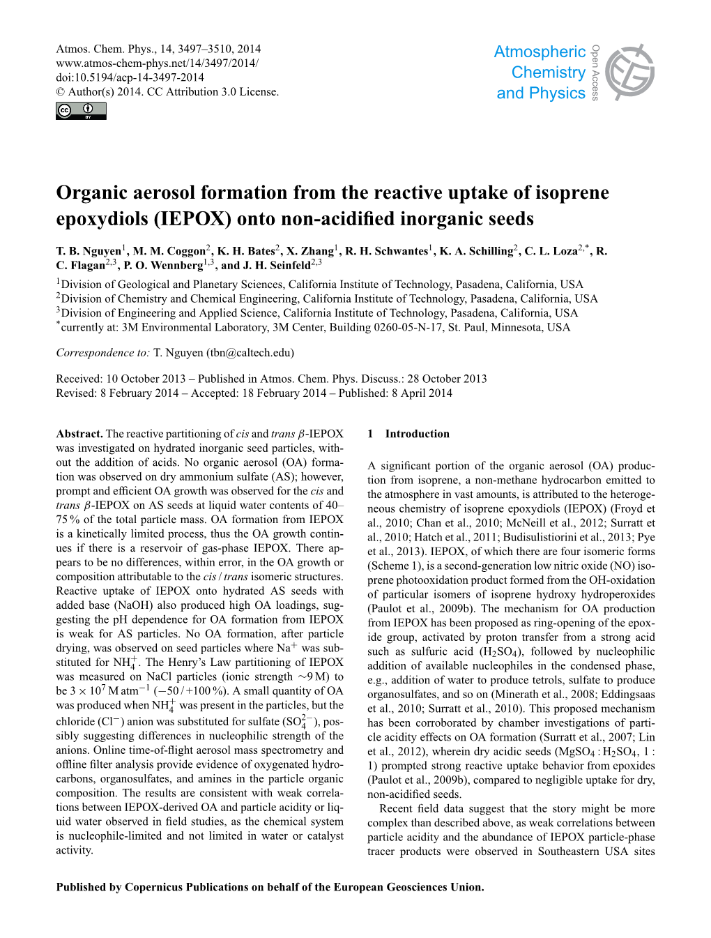 Articles, With- out the Addition of Acids