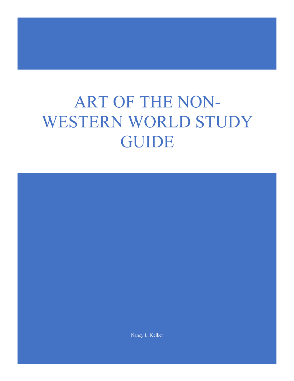 Art of the Non-Western World Study Guide