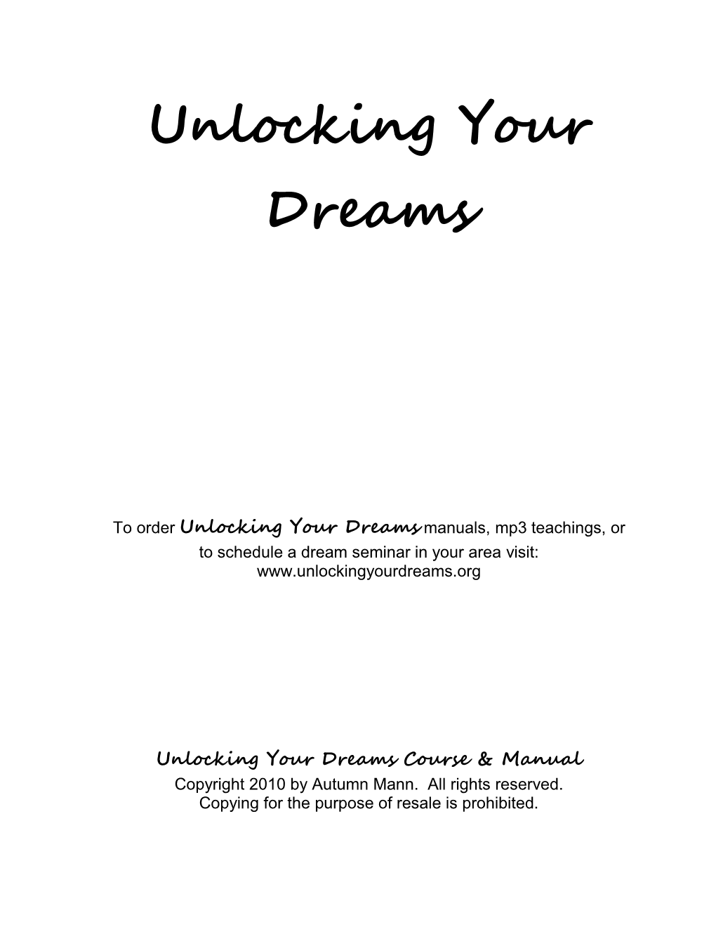 Steps to Dream Interpretation