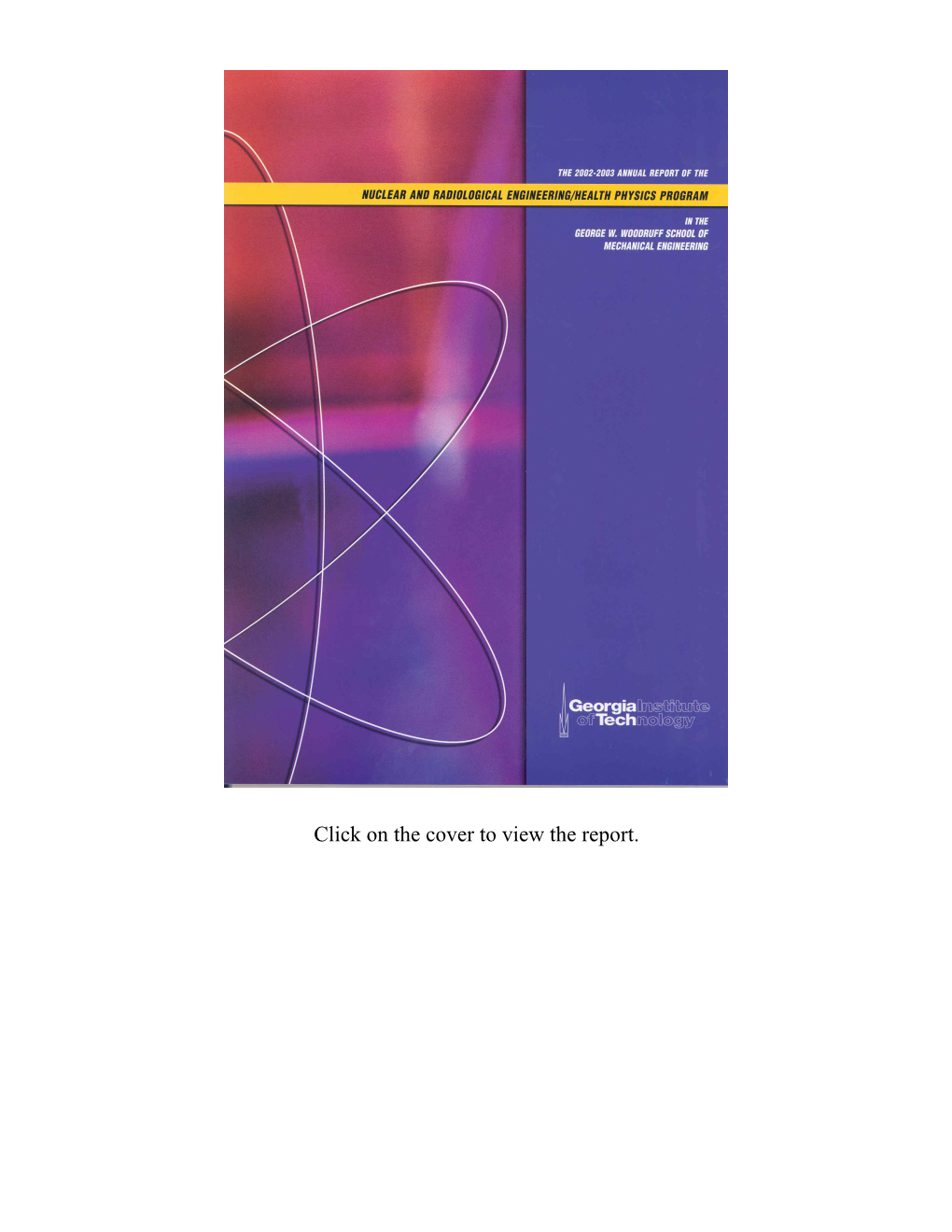 Cover of Annual Report