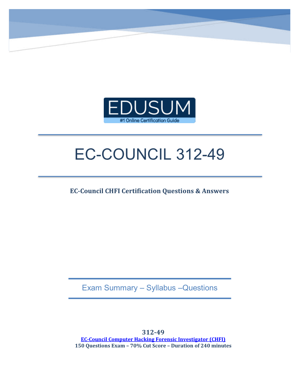 Ec-Council 312-49