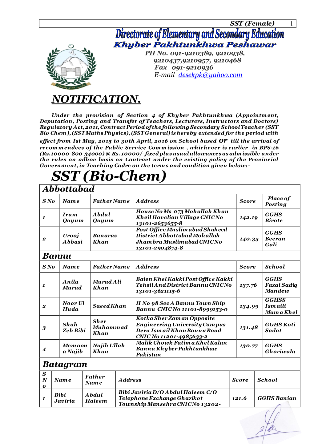 SST (Female) 1