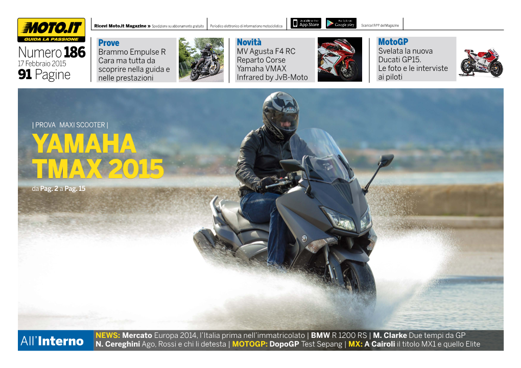 YAMAHA TMAX 2015 Da Pag