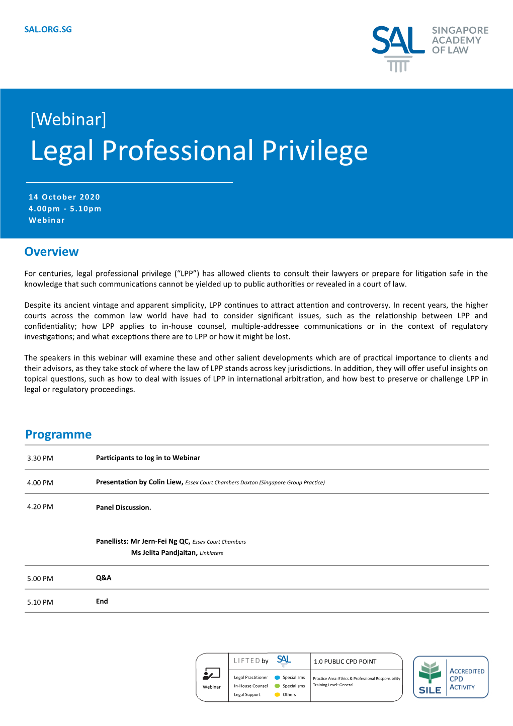 Legal Professional Privilege