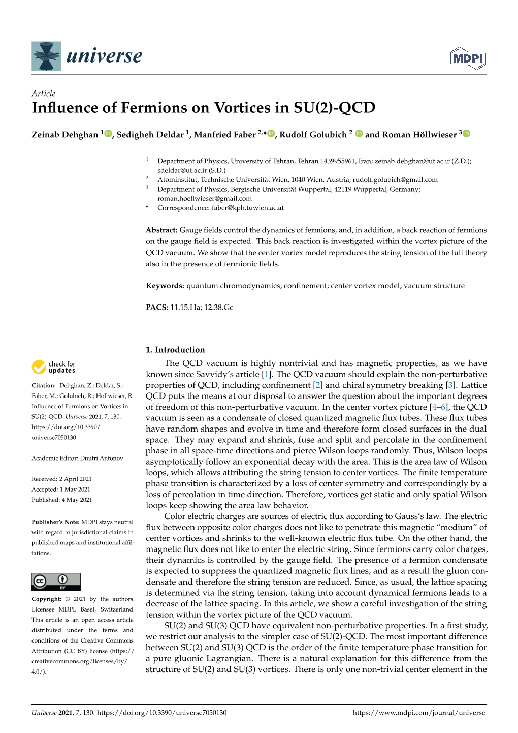 Influence of Fermions on Vortices in SU(2)-QCD