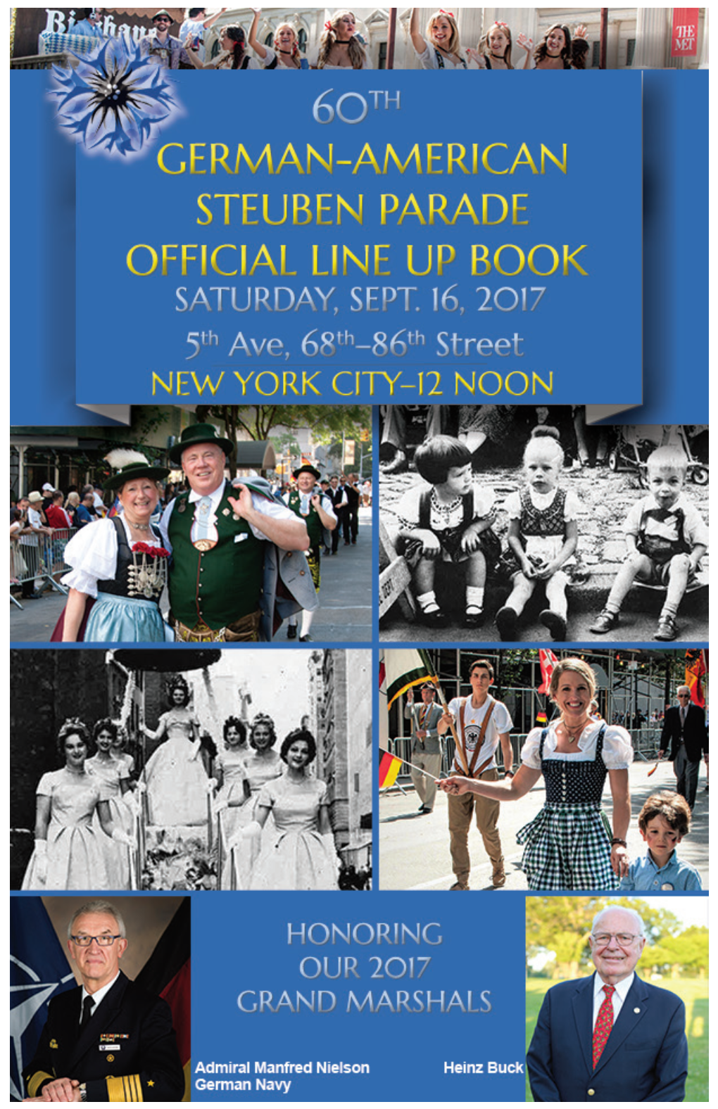 Official Line-Up Book Wichtige Informationen Für Alle Gruppen in Der Steuben Parade – New York City