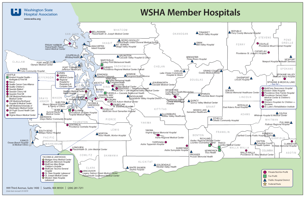 WSHA Member Hospitals