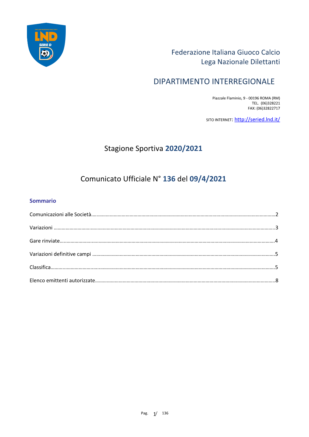 Dipartimento Interregionale