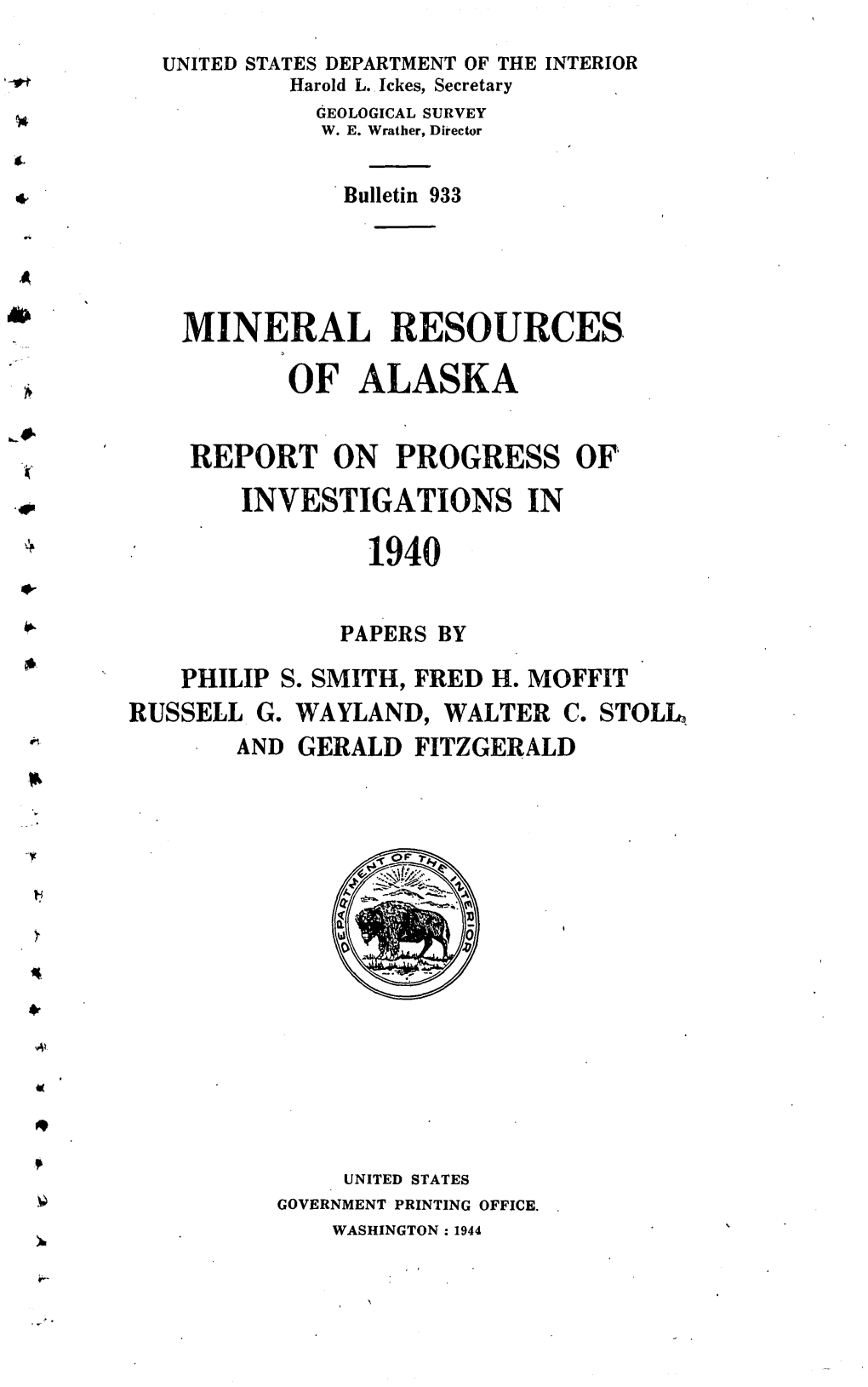 Mineral Resources of Alaska