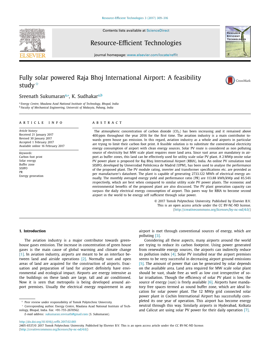 Fully Solar Powered Raja Bhoj International Airport: a Feasibility Study