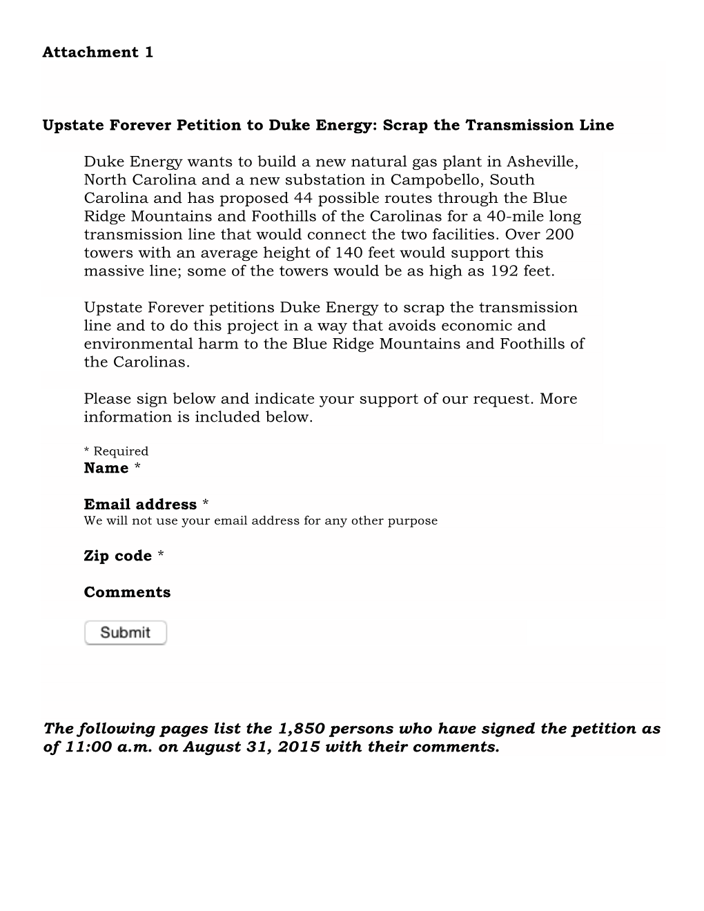 Duke Transmission Line Petition (Responses)2015.08.27.Xlsx