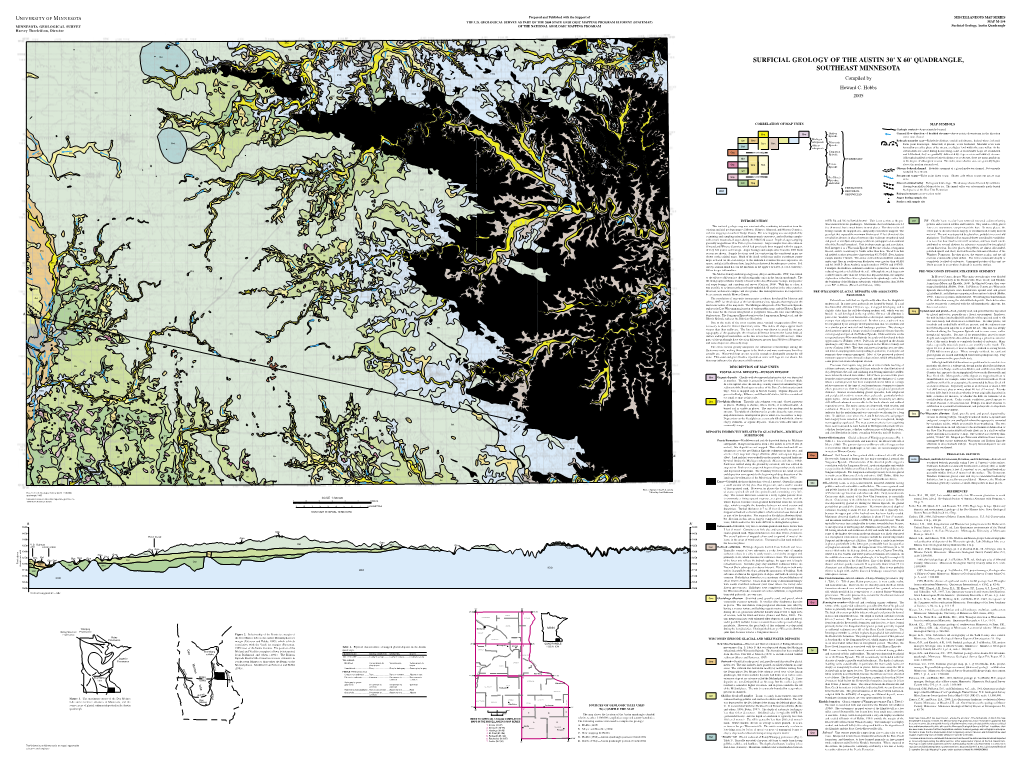 Surficial Geology of the Austin 30' X 60' Quadrangle, Southeast Minnesota