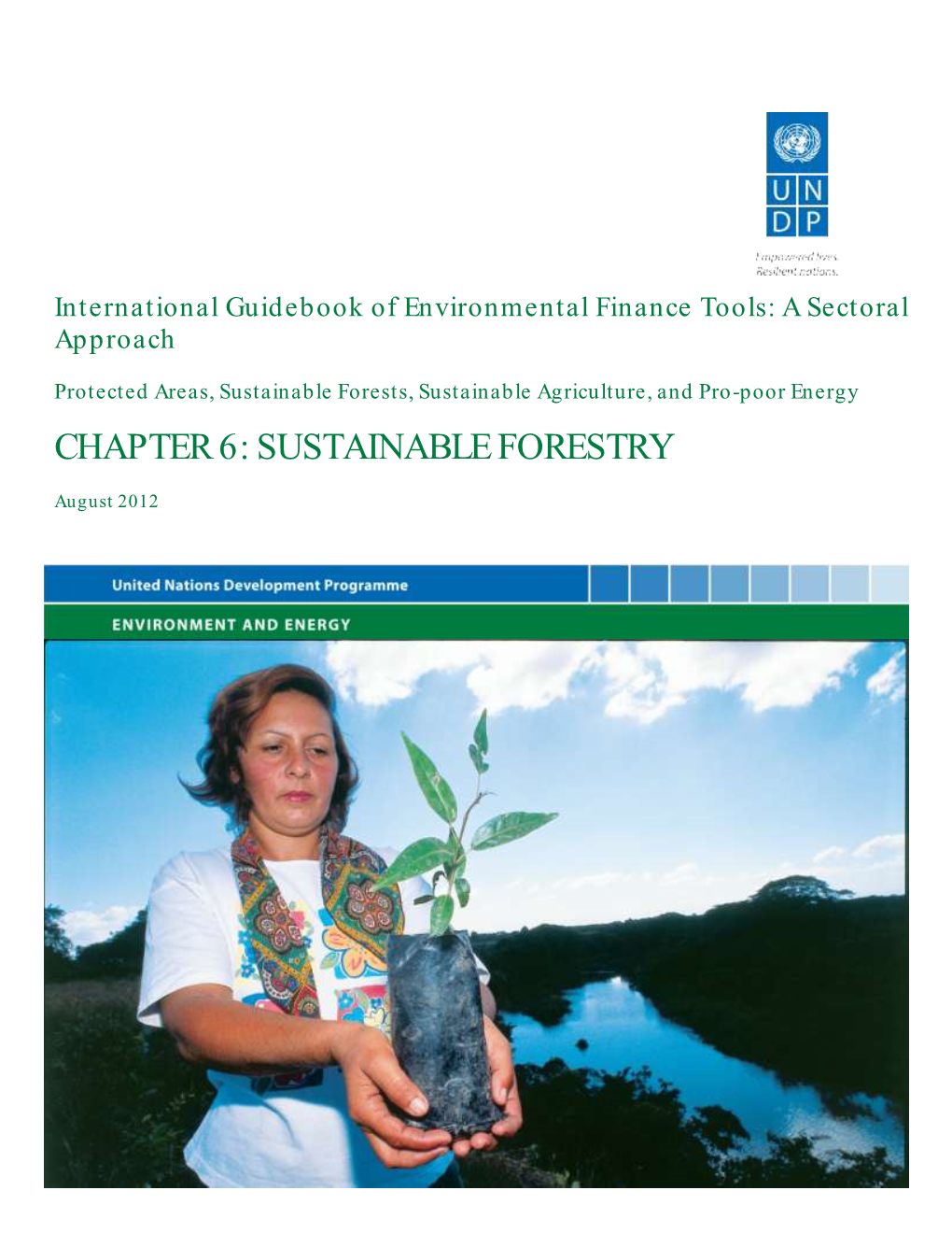 Chapter 6: Sustainable Forestry