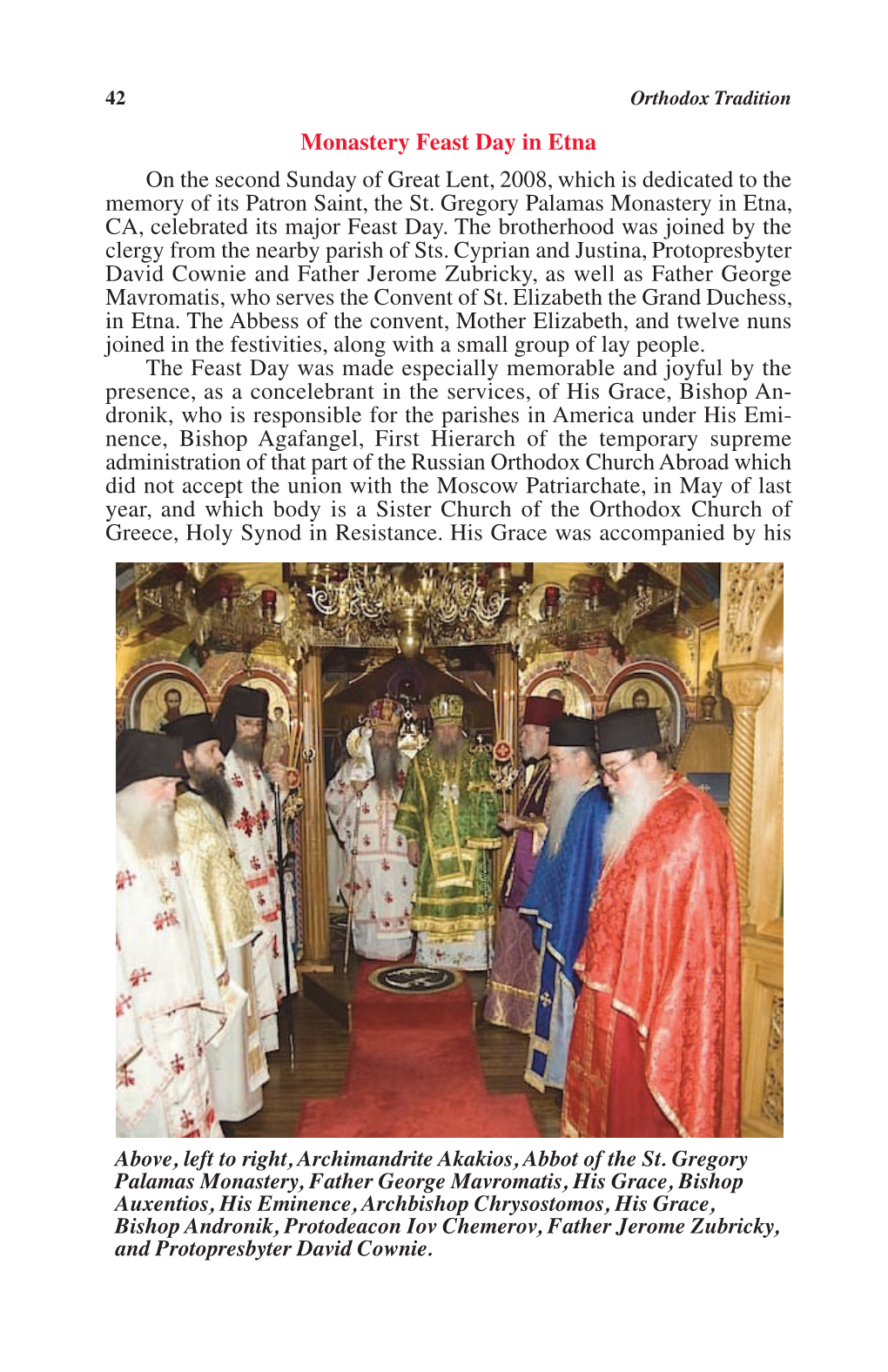 Orthodox Tradition (Renewal Page)