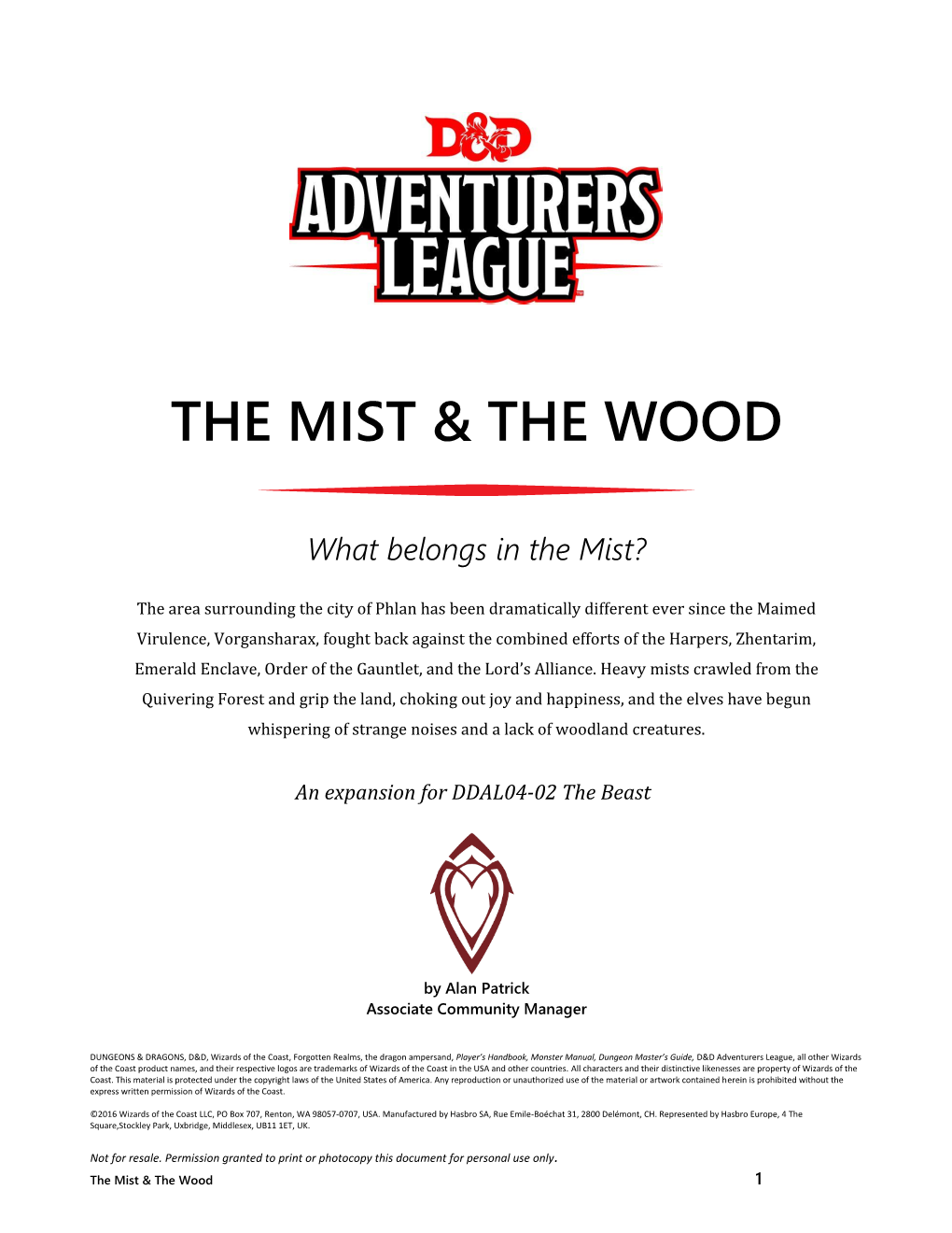 The Mist & the Wood