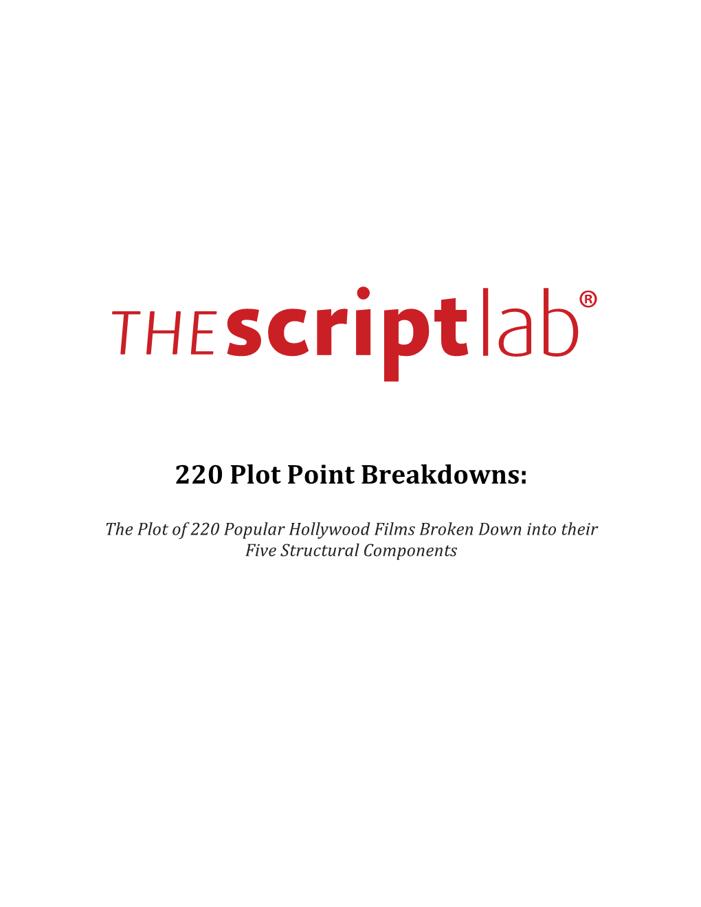 220 Plot Point Breakdowns