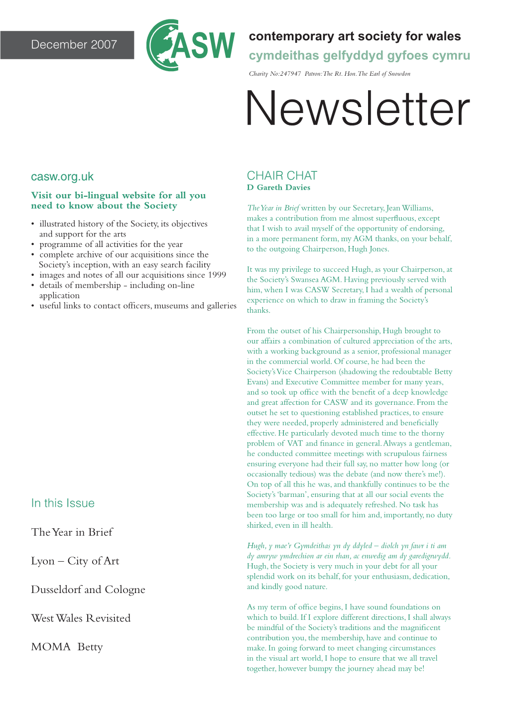 CASW Newsletter 2007