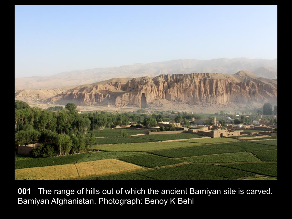 Benoy K Behl 002 Bamiyan Site, Afghanistan