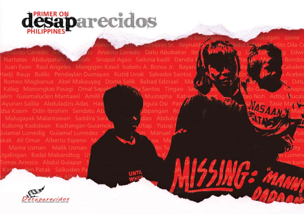 Primer on Desaparecidos-Philippines