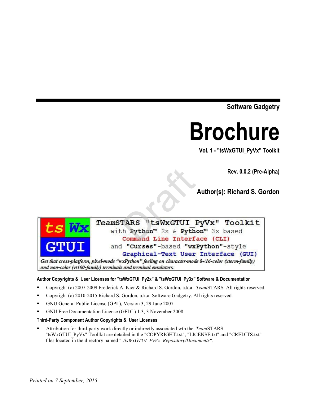 Brochure Vol