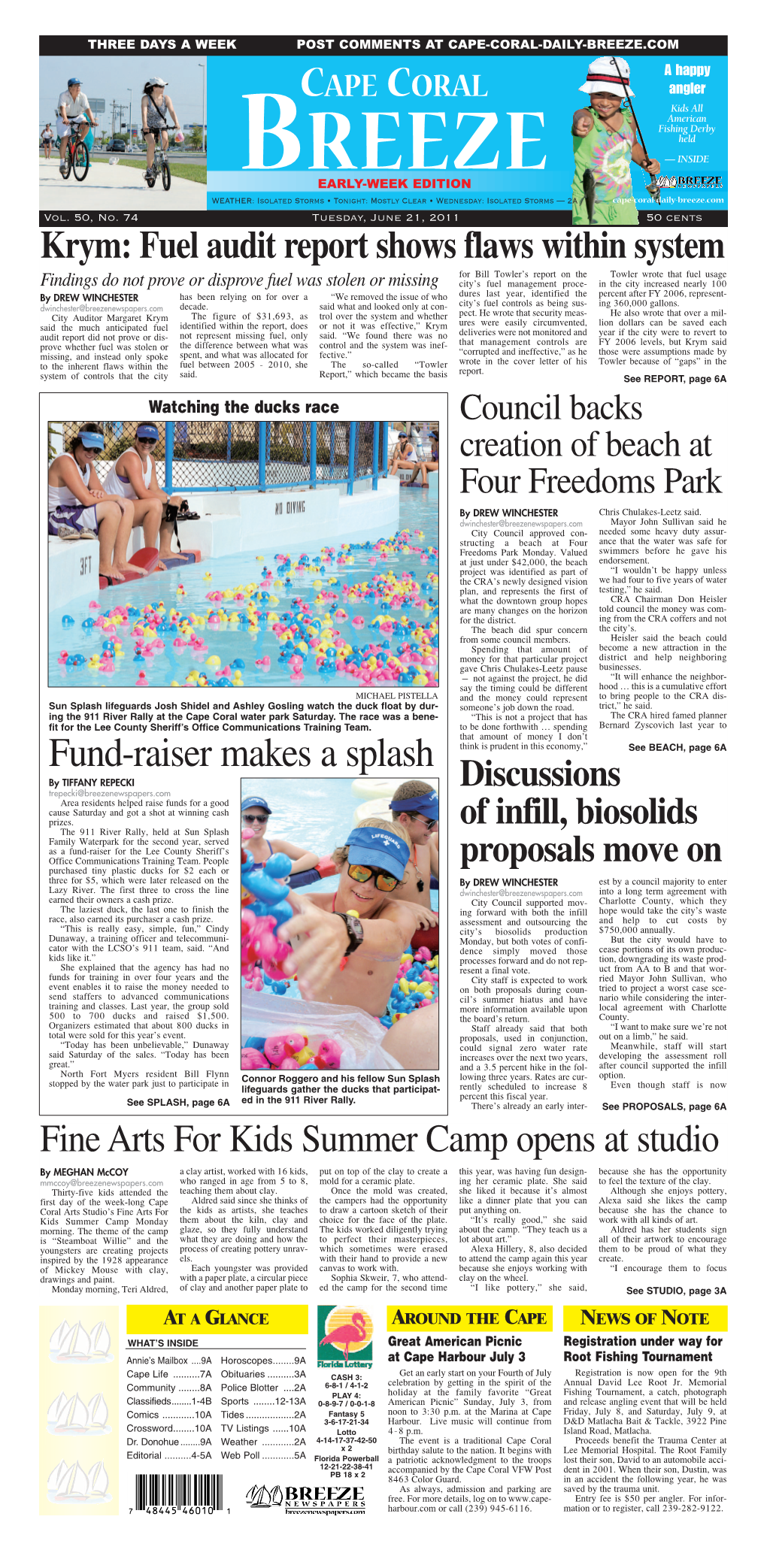 Fund-Raiser Makes a Splash