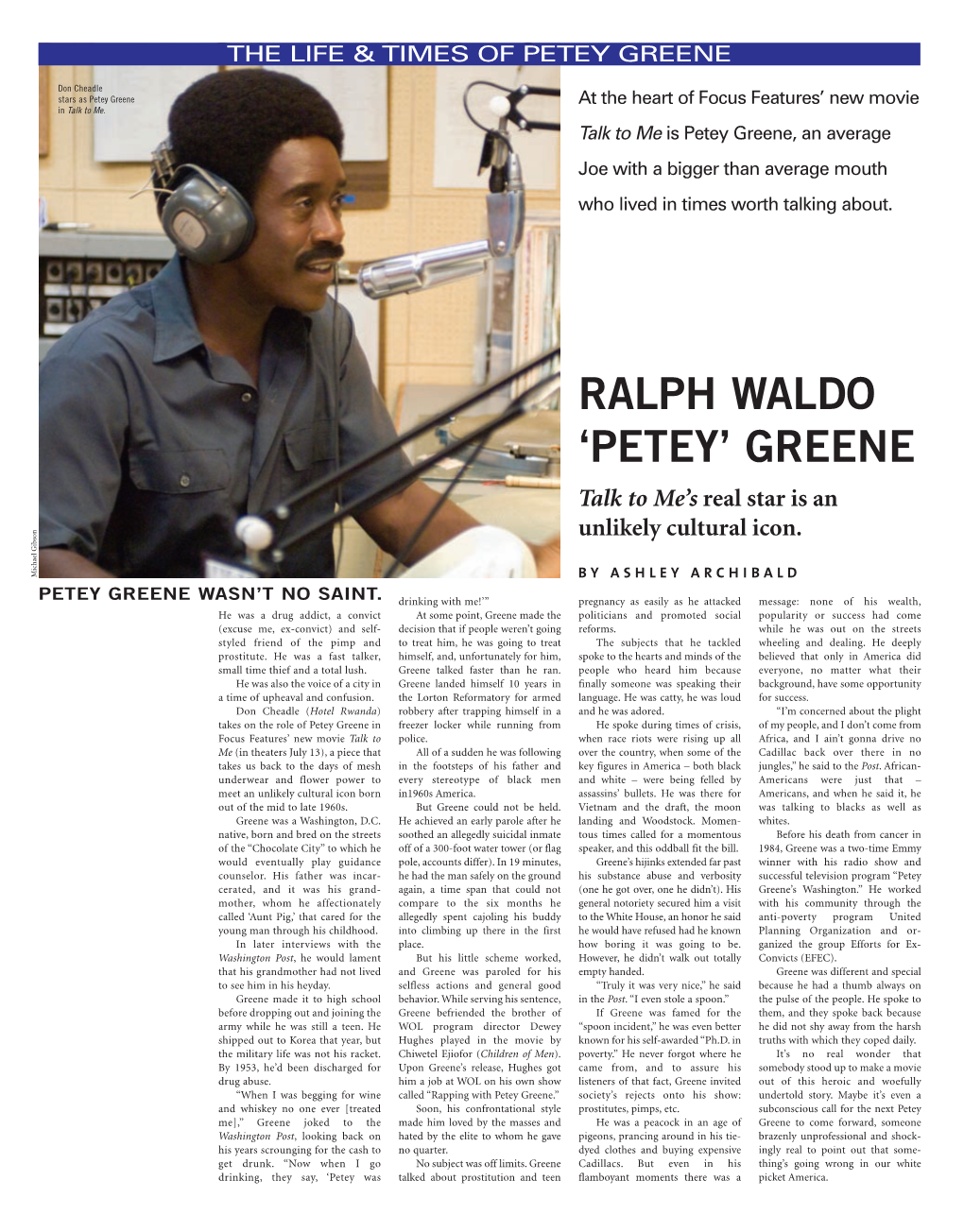 Ralph Waldo 'Petey' Greene