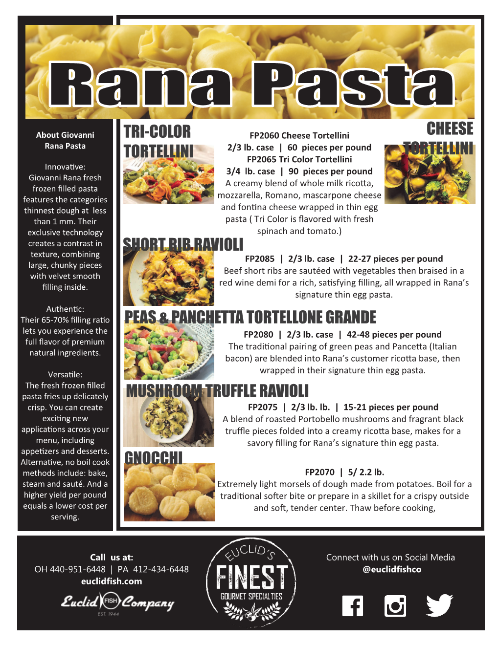 Rana Pasta TORTELLINI 2/3 Lb