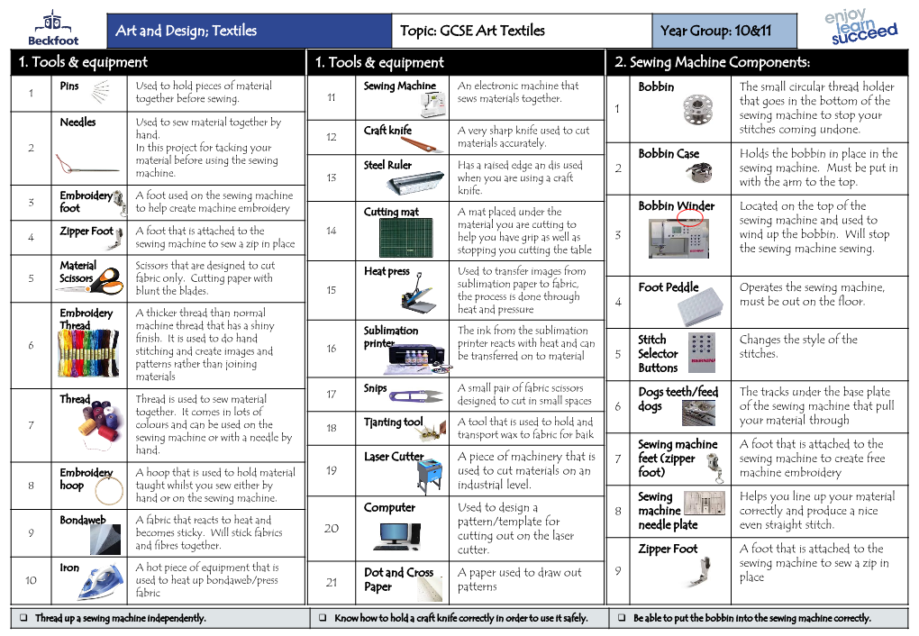 GCSE Textiles